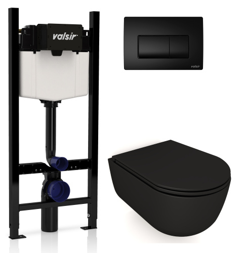 Комплект унитаза с инсталляцией VALSIR KIT VSBM 7334NEMT Slim